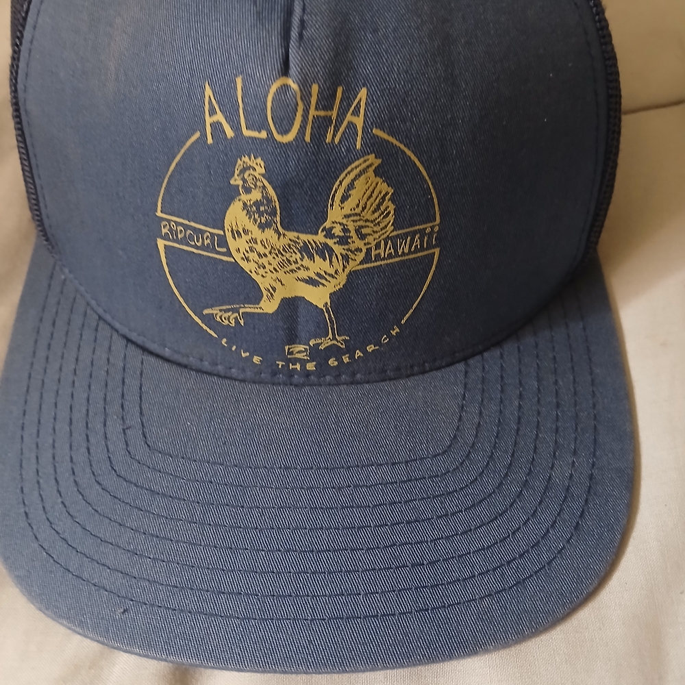 Aloha Blue and Gold Party Hat